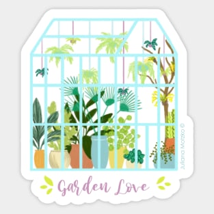 Garden Love - Version 2 Sticker